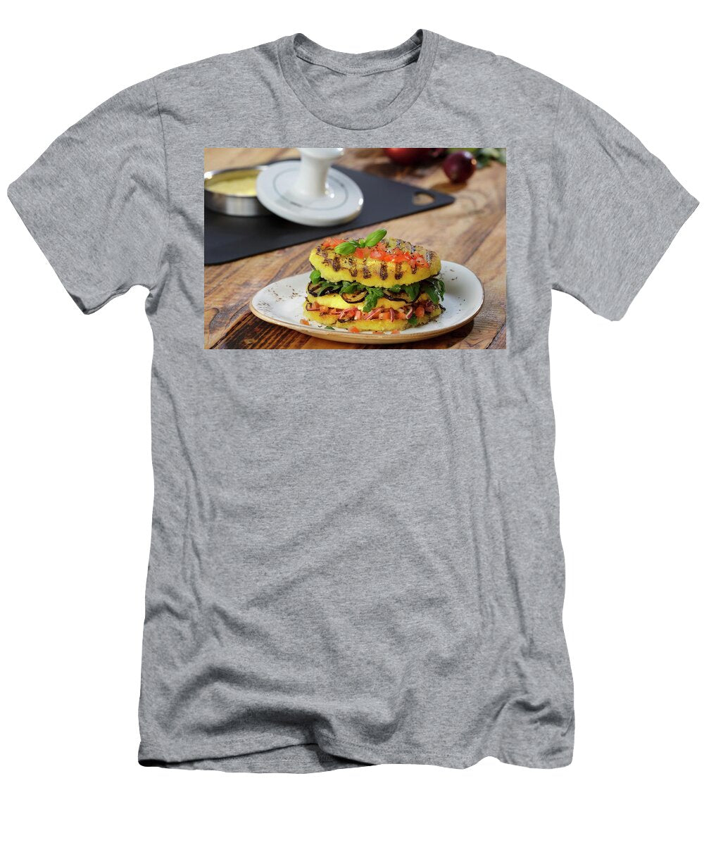 Grilled Polenta and Aubergine Lasagne Niklas Thiemann T-Shirt