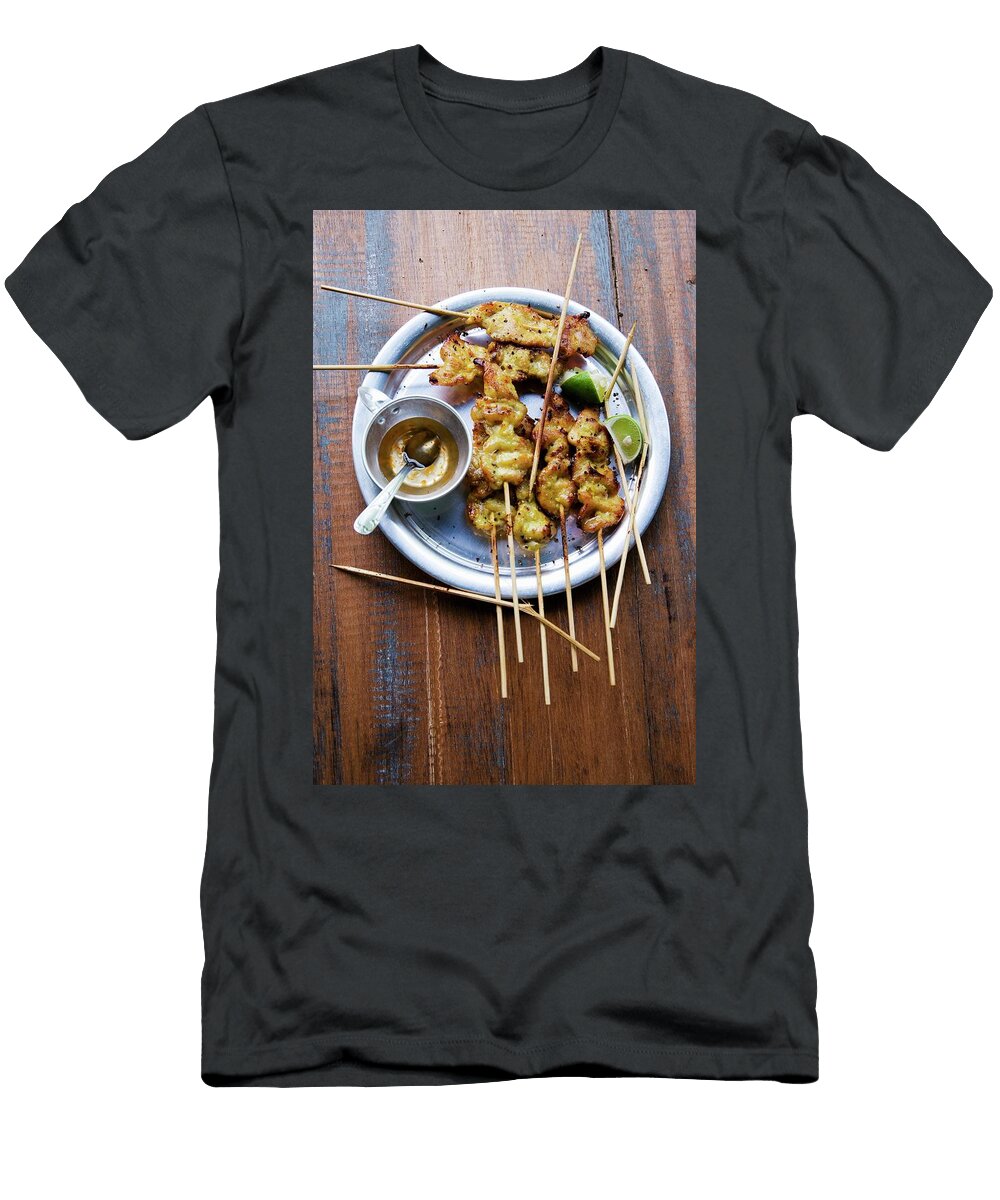 Grilled Pork Kebabs with Limes Thailand Michael Wissing T-Shirt