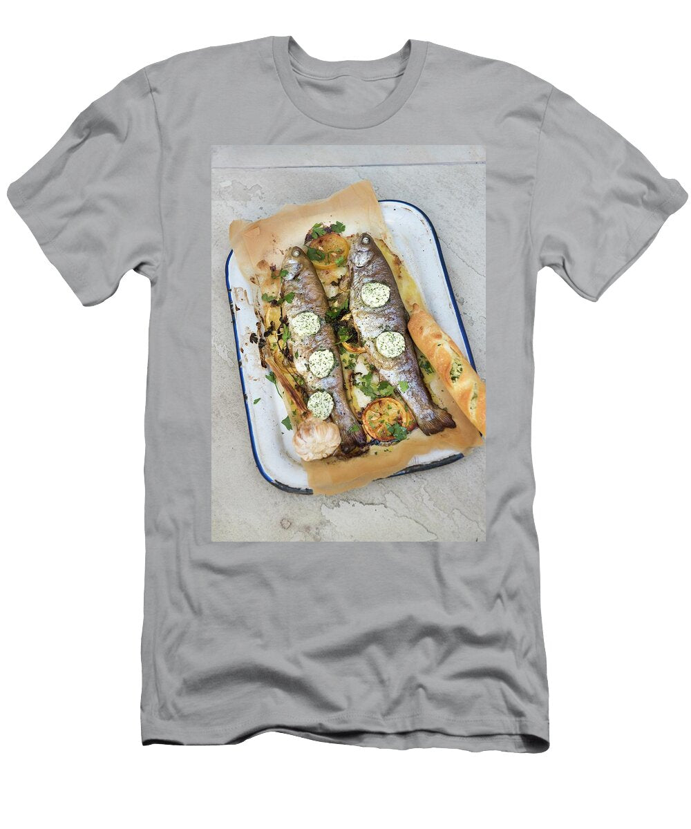 Grilled Trout with Herb Butter Ulrike Koeb T-Shirt