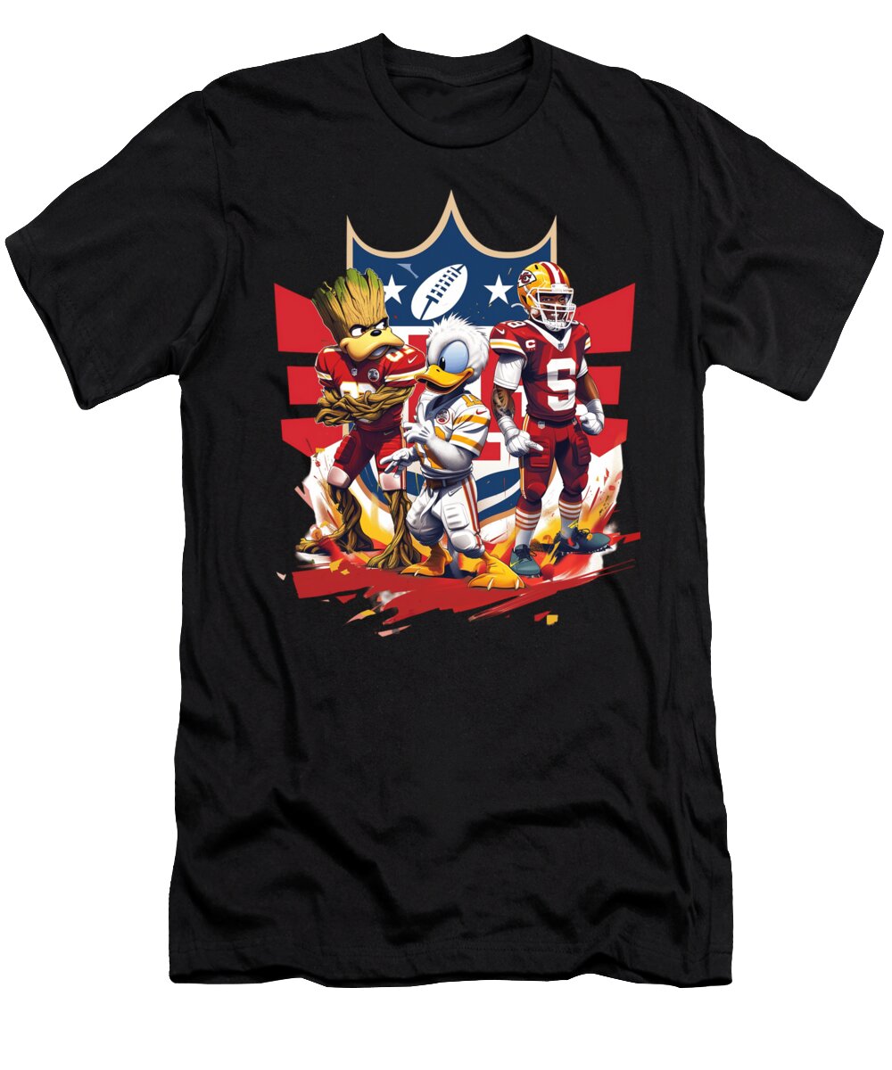 Groot Vs Chiefs Logo Acme Cecils Willis T-Shirt
