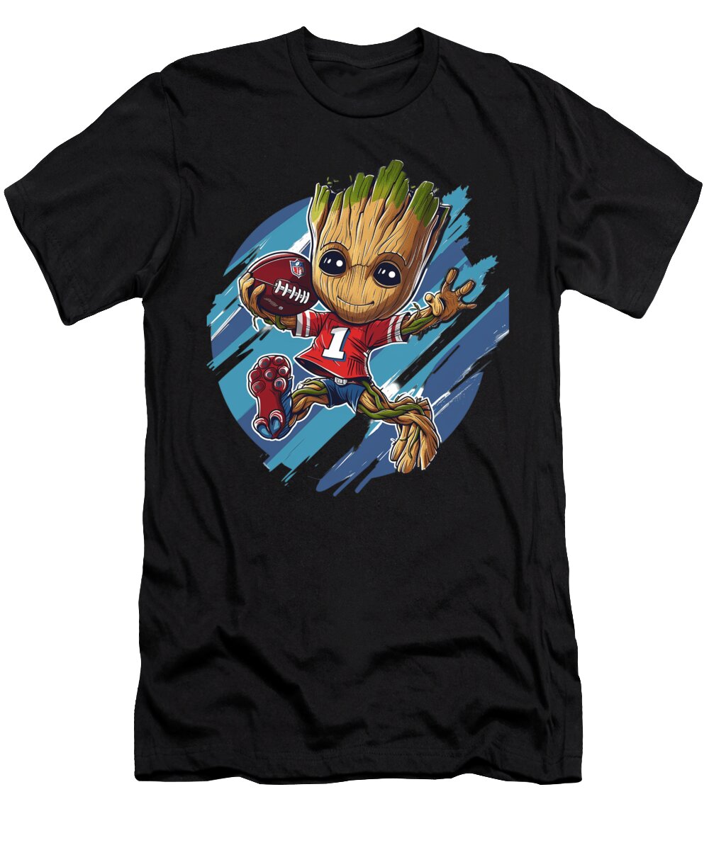 Groot Vs Chiefs Logo Bailing Cecils Willis T-Shirt