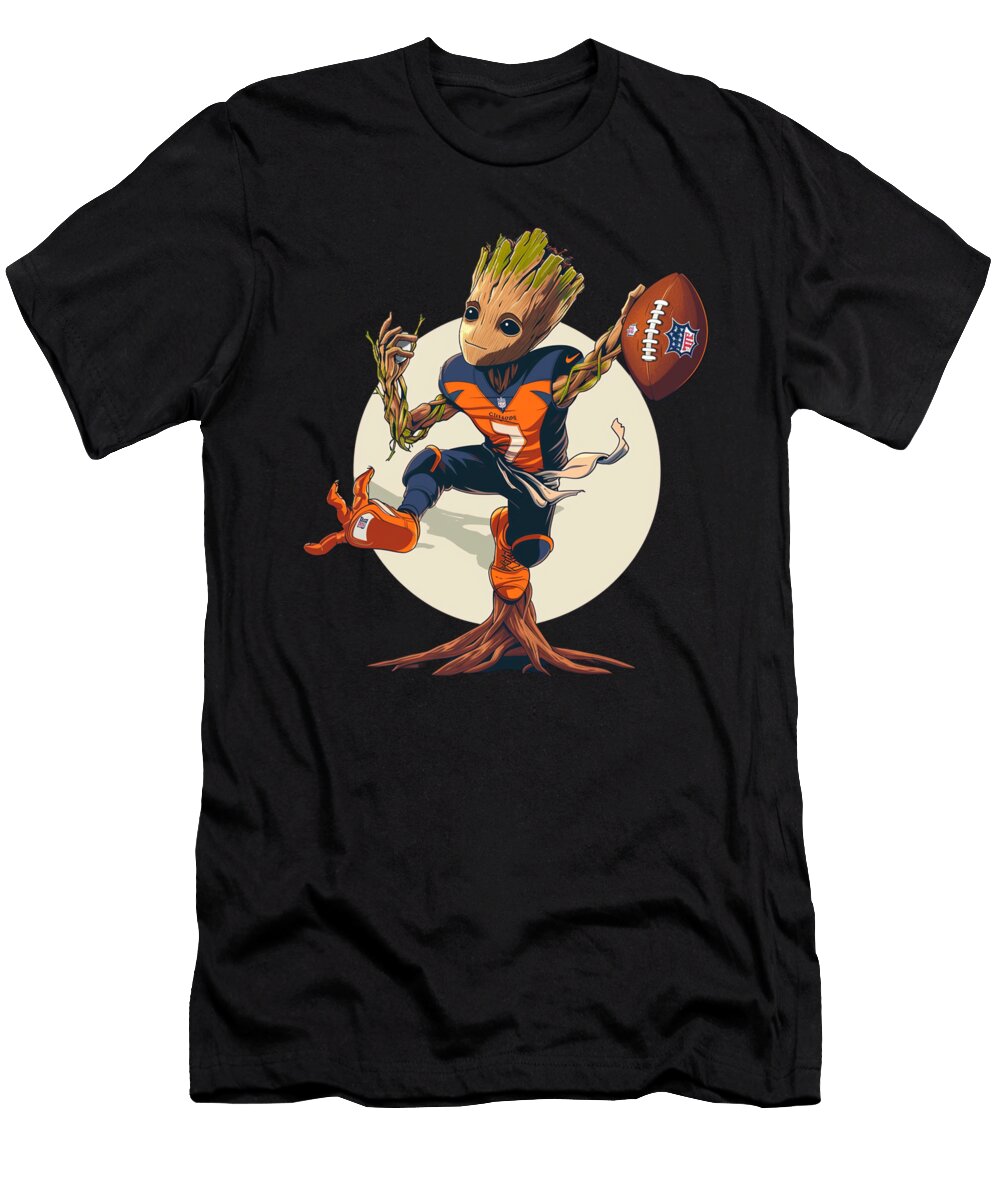 Groot Vs Chiefs Logo Battle Cecils Willis T-Shirt