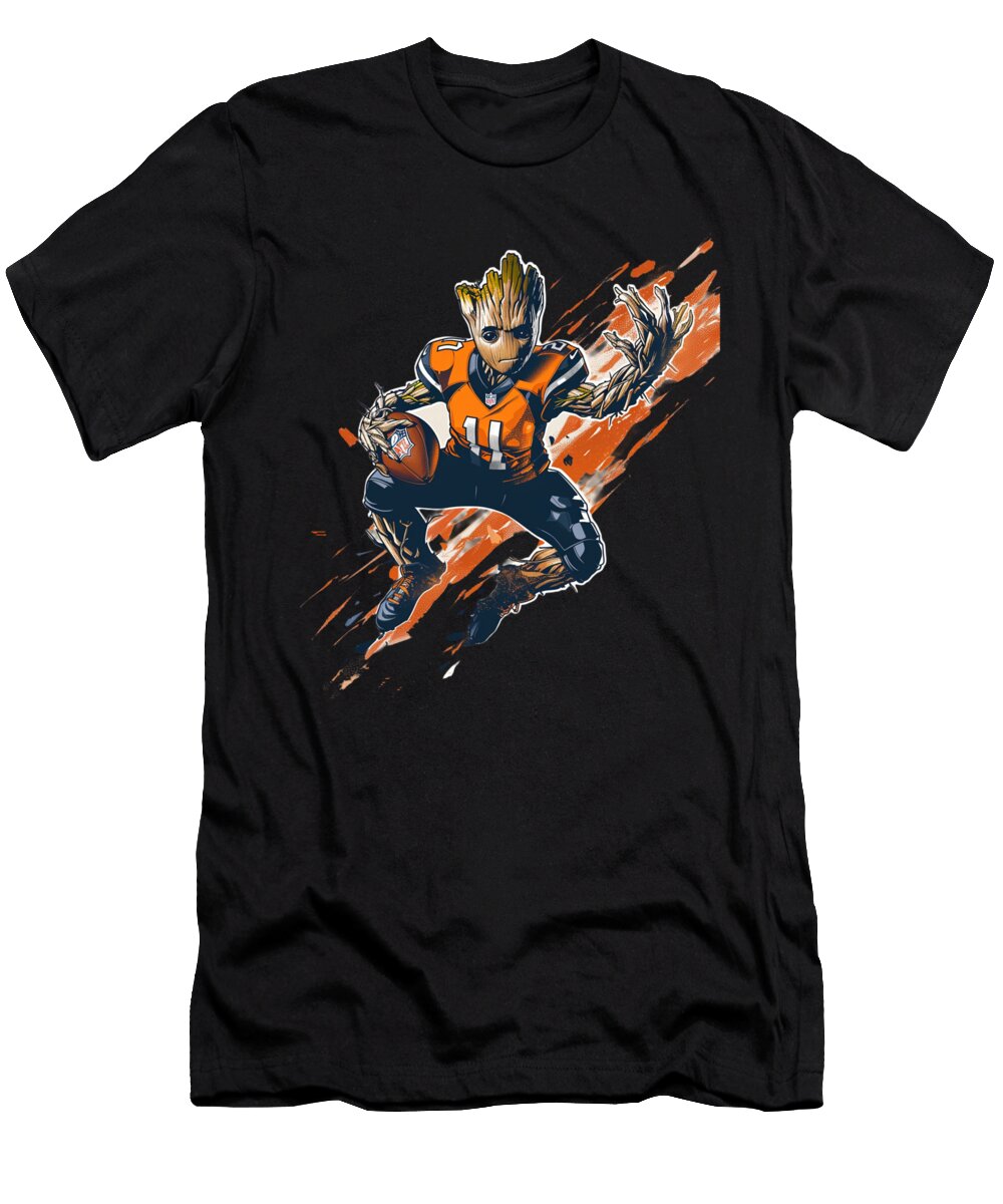 Groot Vs Chiefs Logo Comparison Cecils Willis T-Shirt
