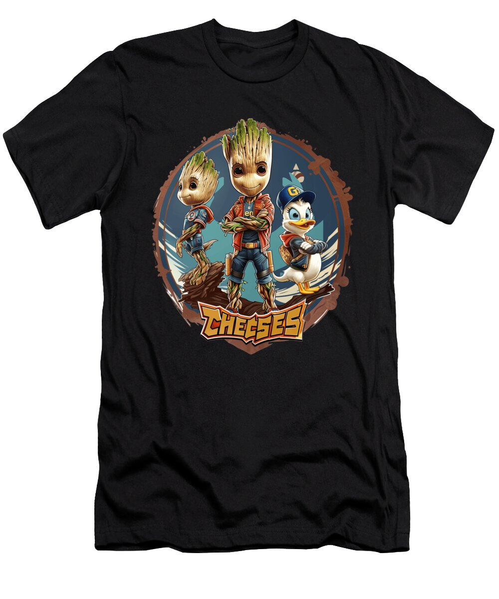Groot Vs Chiefs Logo Convergence Cecils Willis T-Shirt