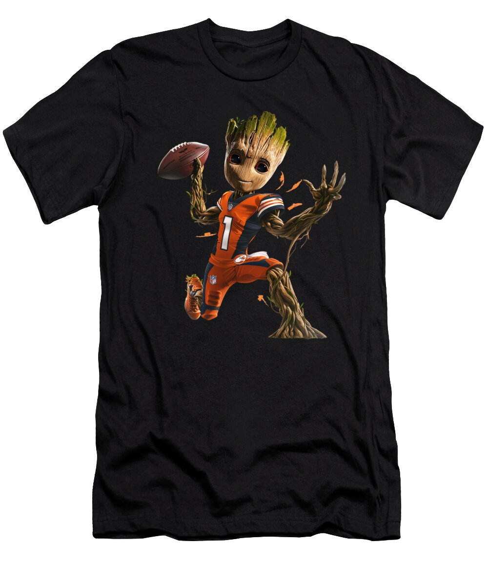 Groot Vs Chiefs Logo Crown Cecils Willis T-Shirt