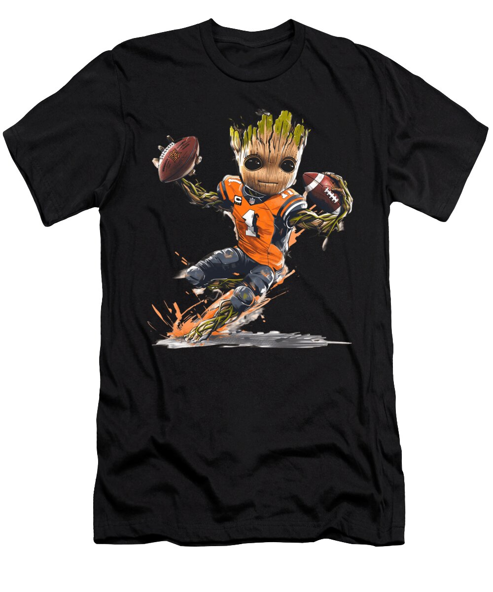 Groot Vs Chiefs Logo Culmination Cecils Willis T-Shirt