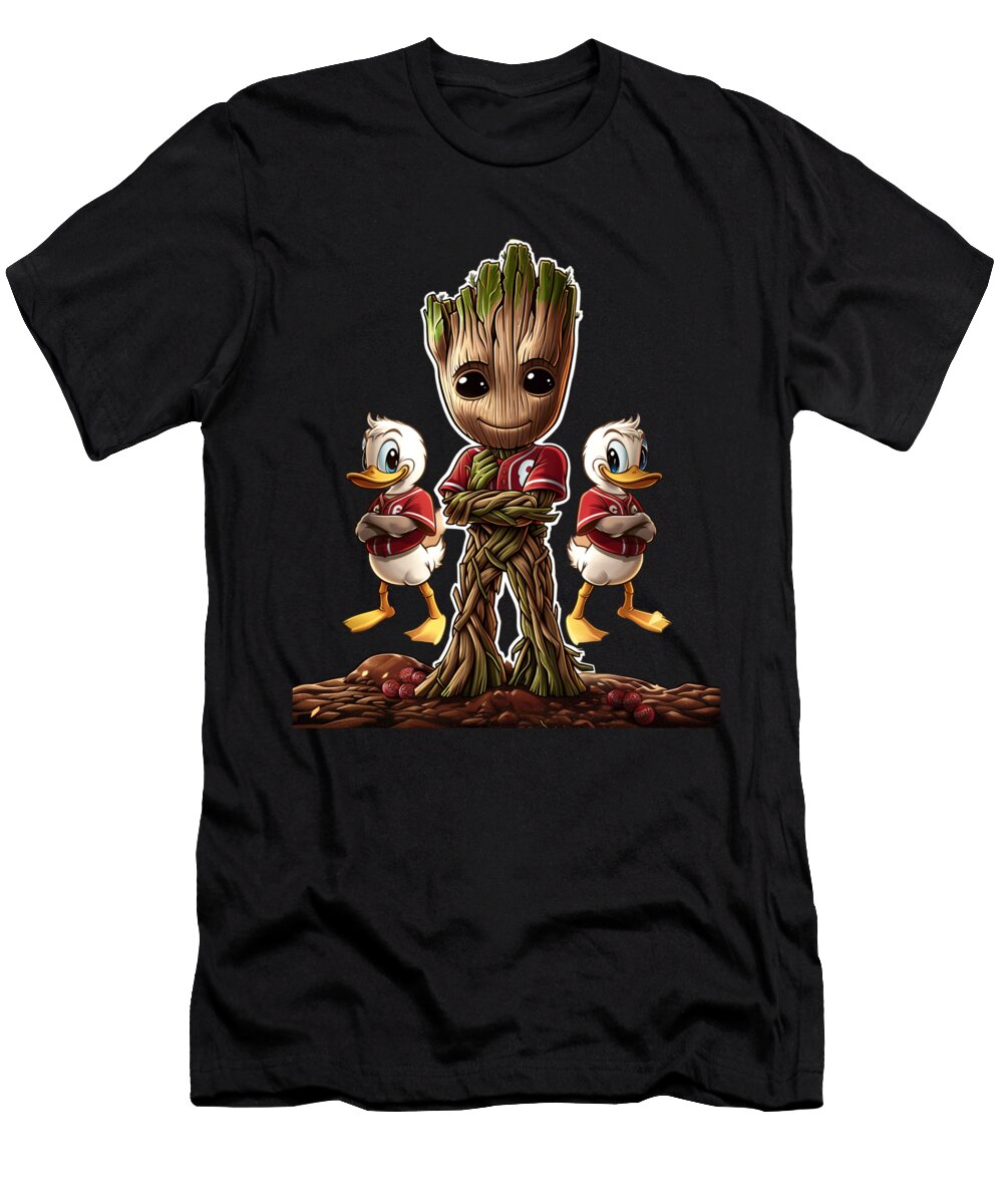 Groot Vs Chiefs Logo Diversity Cecils Willis T-Shirt