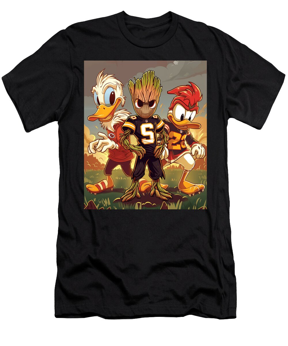 Groot Vs Chiefs Logo Ebbing Cecils Willis T-Shirt