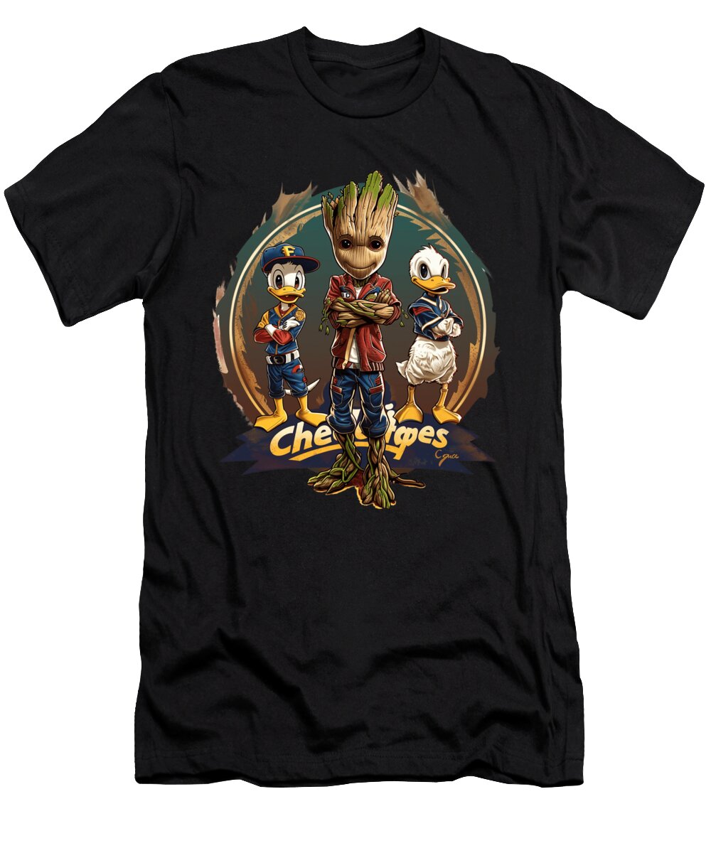 Groot Vs Chiefs Logo Elements Cecils Willis T-Shirt