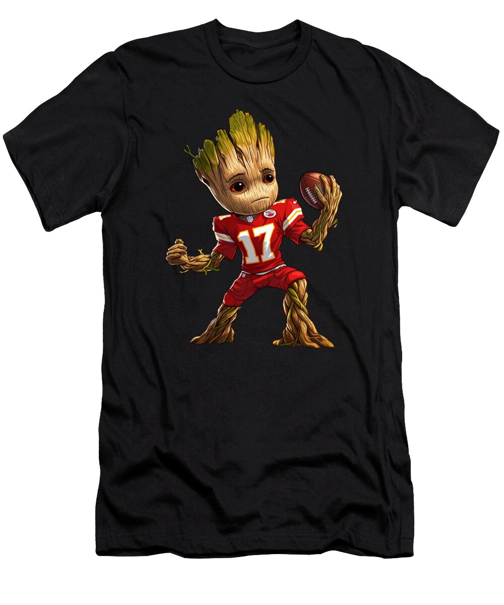 Groot Vs Chiefs Logo Essential Love Cecils Willis T-Shirt