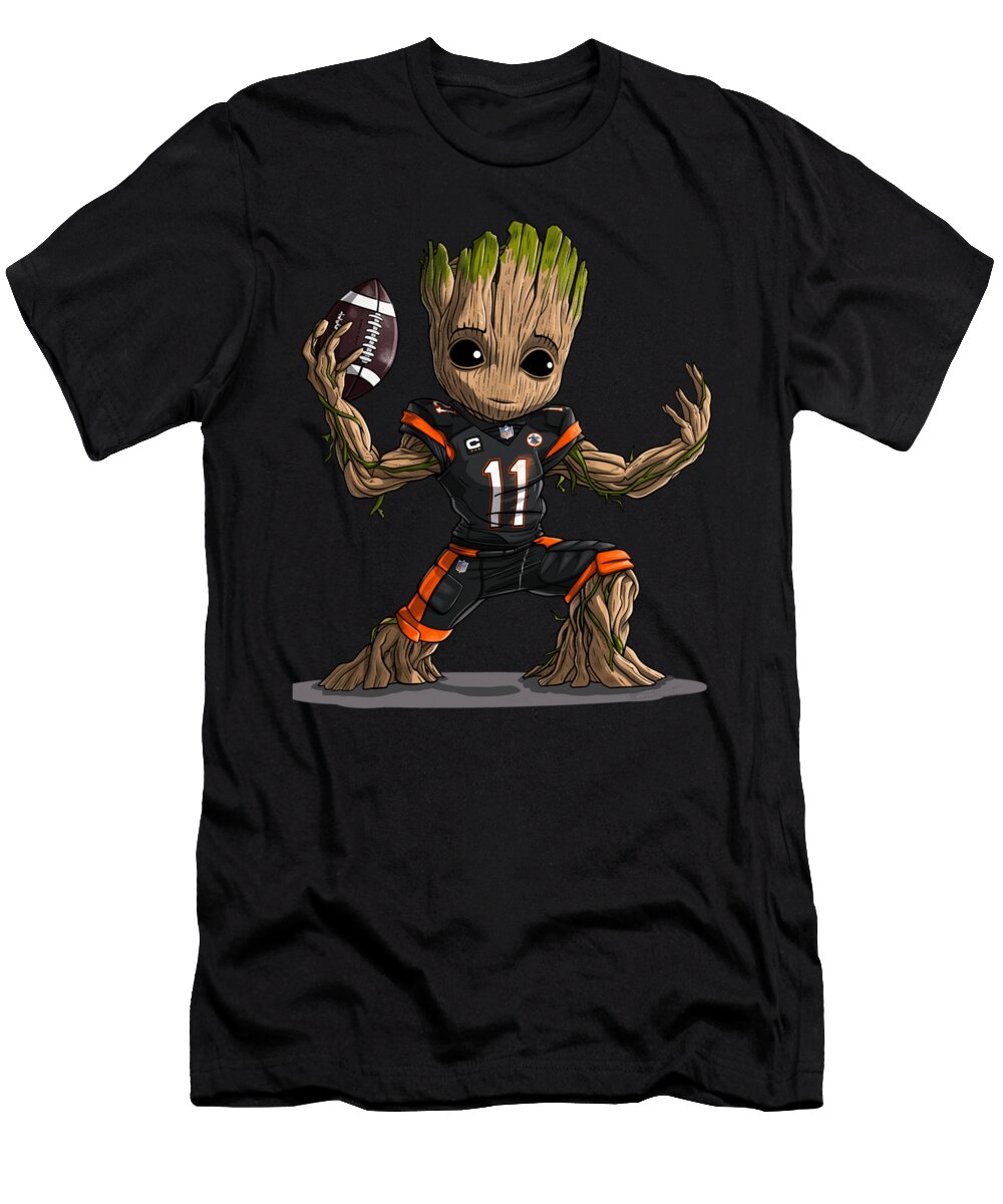 Groot Vs Chiefs Logo Essentials Cecils Willis T-Shirt