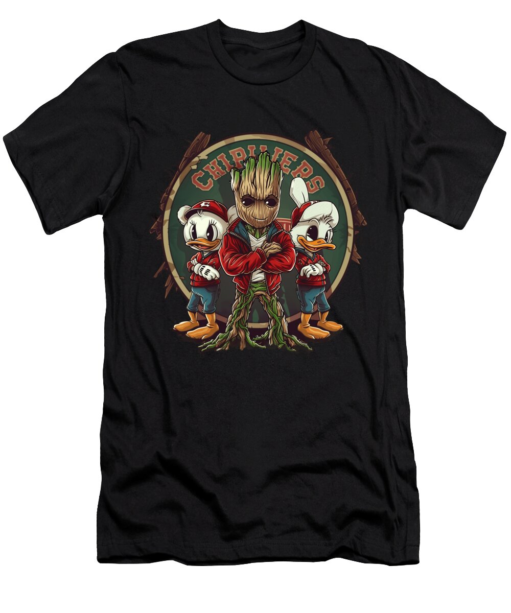 Groot Vs Chiefs Logo Framework Cecils Willis T-Shirt