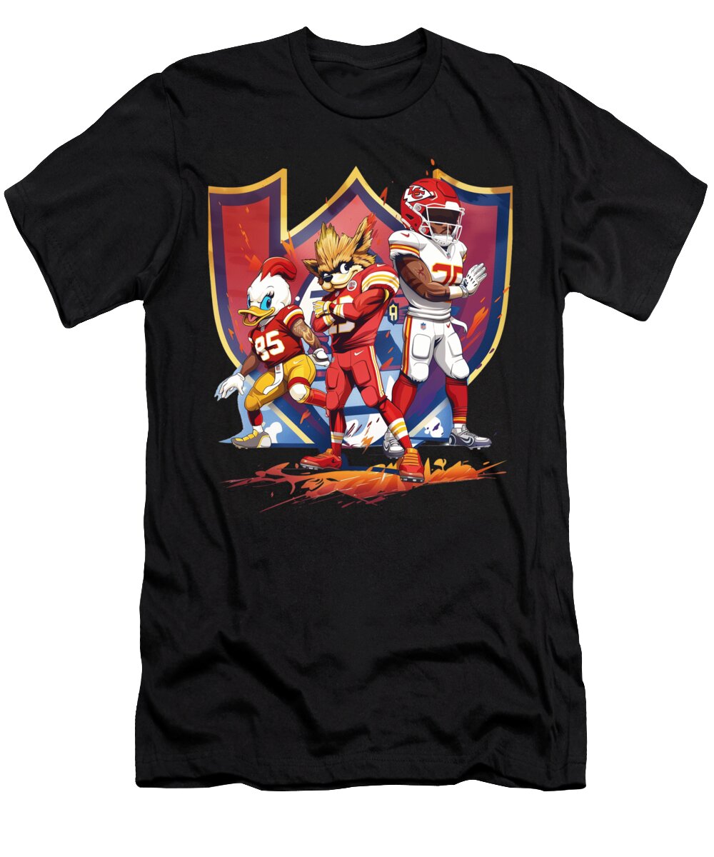 Groot Vs Chiefs Logo Going Cecils Willis T-Shirt