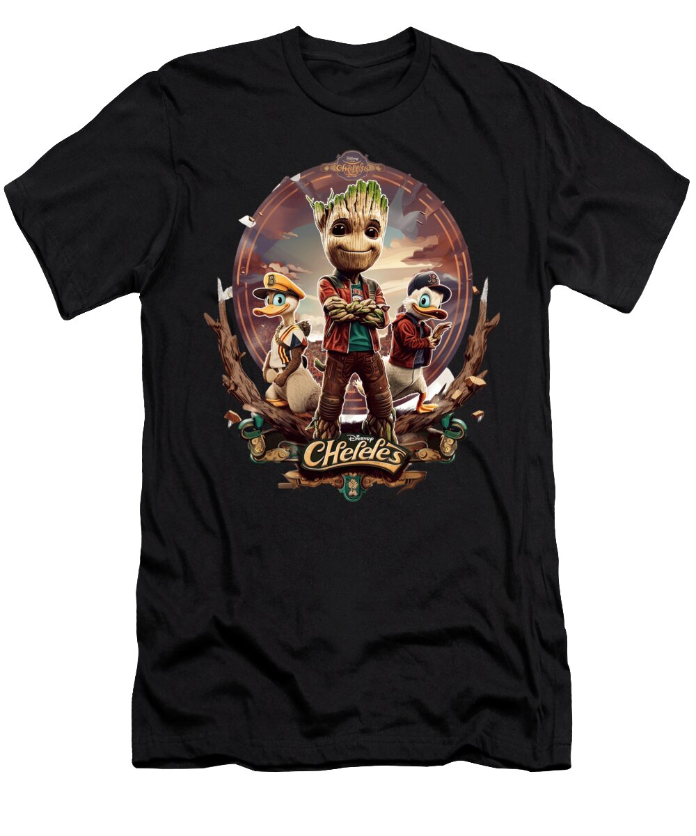 Groot Vs Chiefs Logo Innovation Cecils Willis T-Shirt