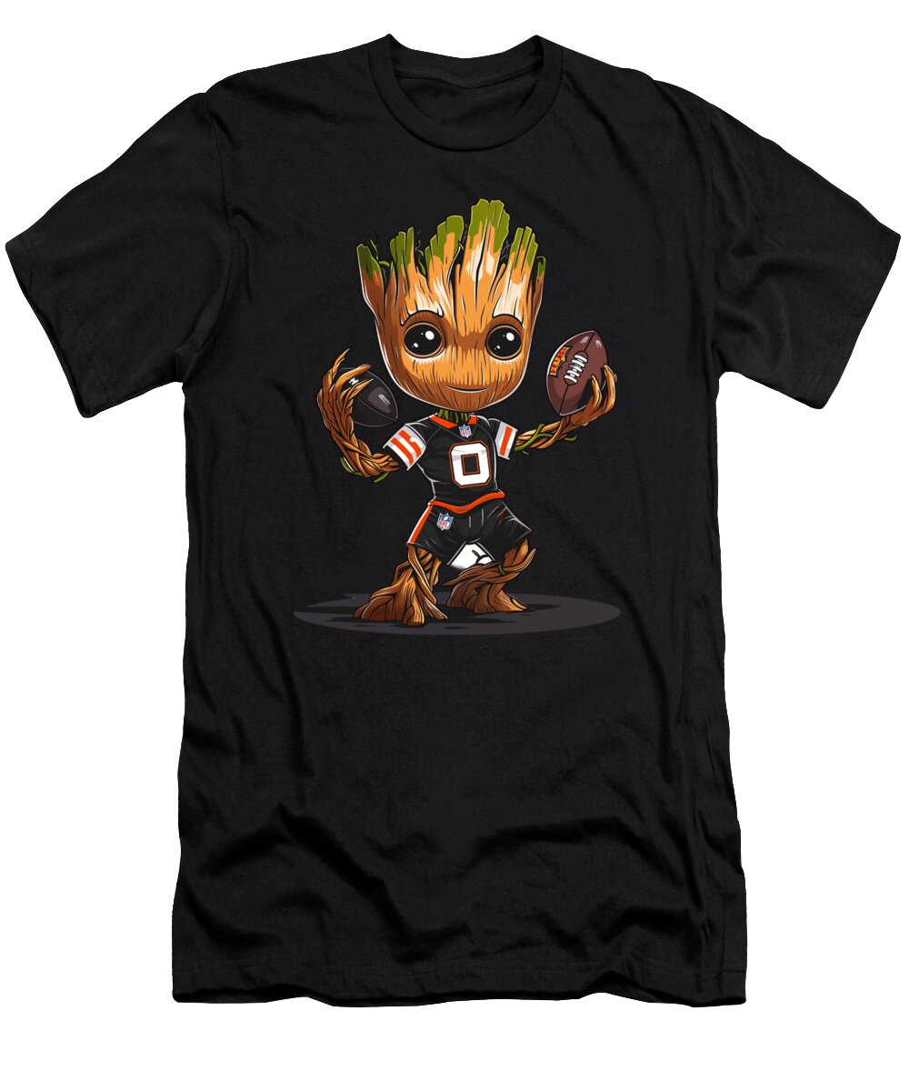 Groot Vs Chiefs Logo Kernel Cecils Willis T-Shirt