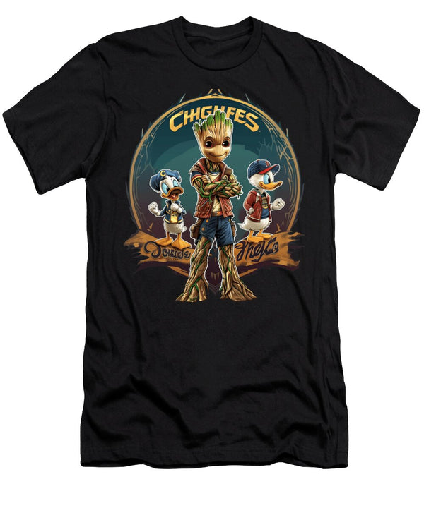 Groot Vs Chiefs Logo Origin Cecils Willis T-Shirt