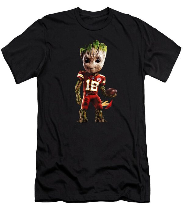 Groot Vs Chiefs Logo Propelling Cecils Willis T-Shirt