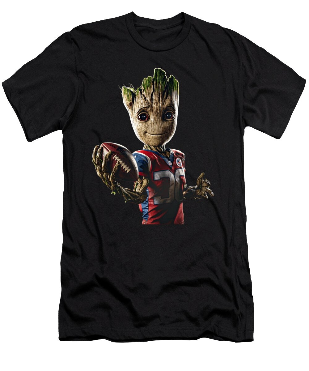 Groot Vs Chiefs Logo Ralph Cecils Willis T-Shirt