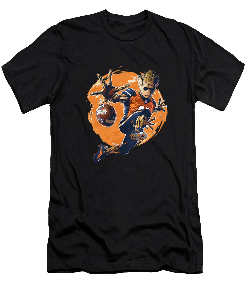 Groot Vs Chiefs Logo Rivalry Cecils Willis T-Shirt