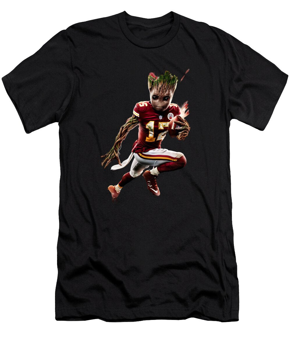 Groot Vs Chiefs Logo Slinging Cecils Willis T-Shirt