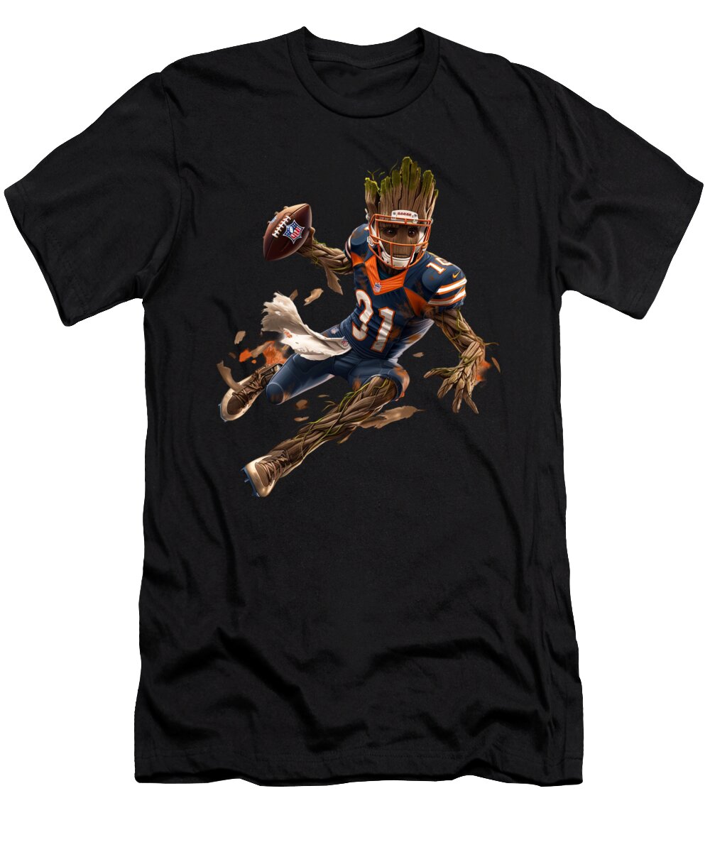 Groot Vs Chiefs Logo Standoff Cecils Willis T-Shirt