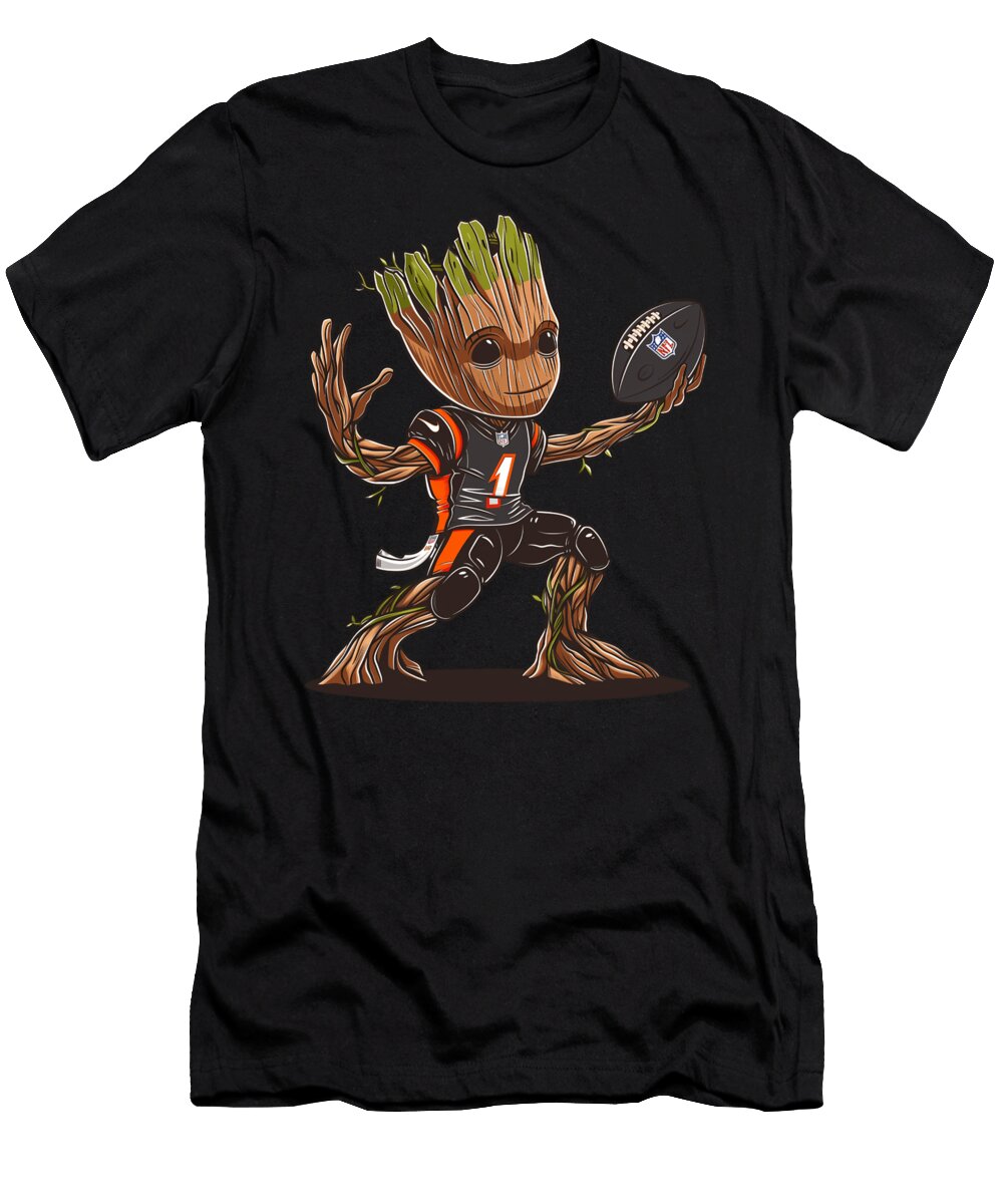 Groot Vs Chiefs Logo Substance Cecils Willis T-Shirt