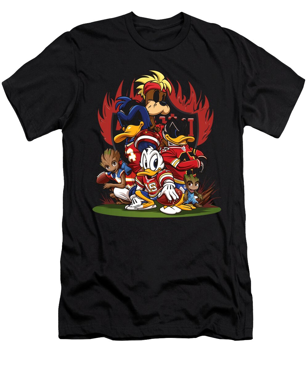 Groot Vs Chiefs Logo Summitry Cecils Willis T-Shirt