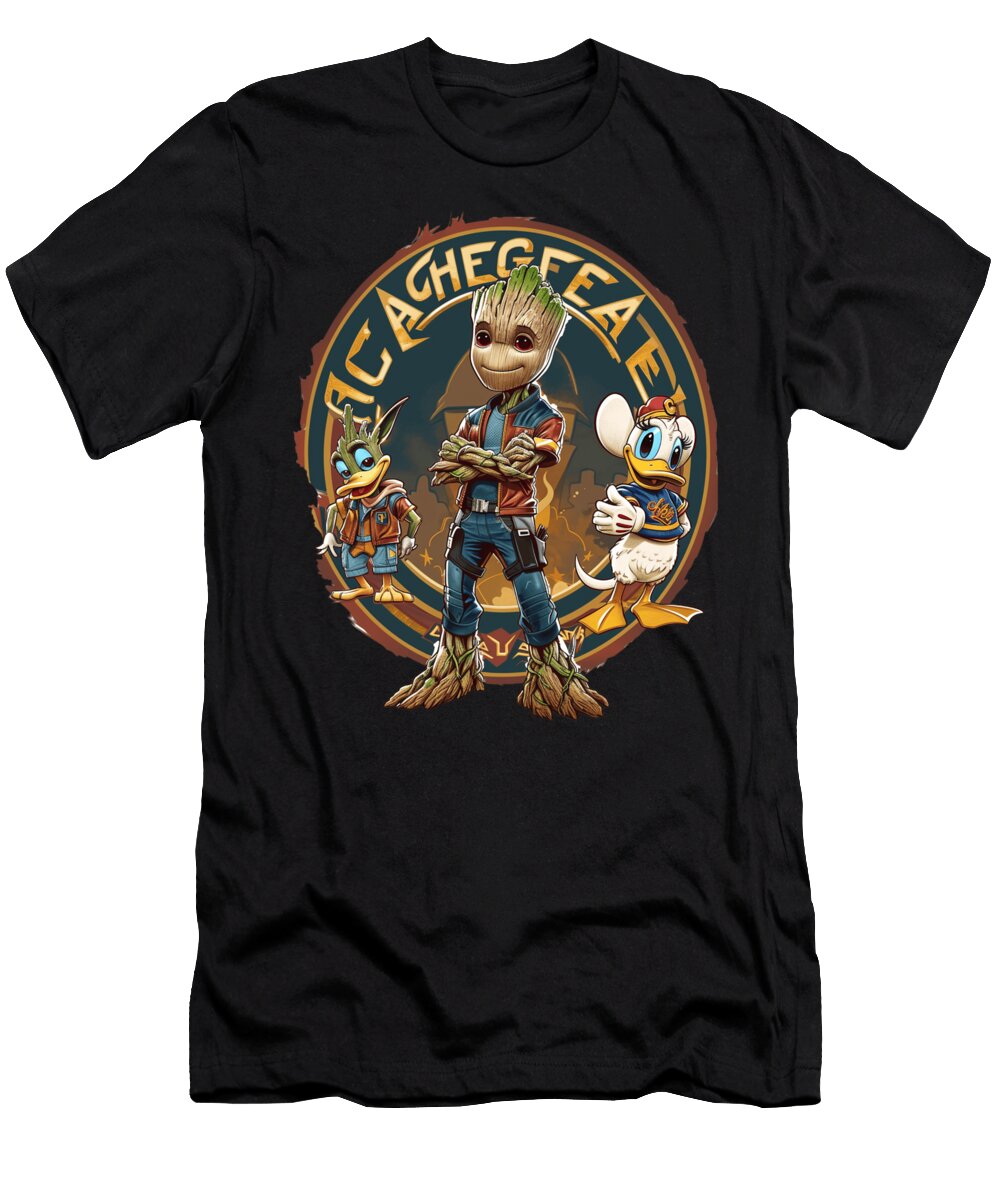 Groot Vs Chiefs Logo Traits Cecils Willis T-Shirt