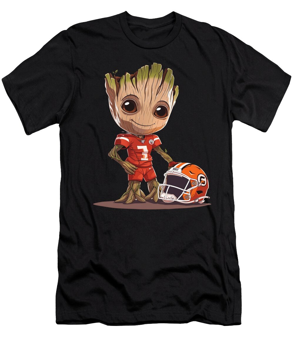 Groot Vs Chiefs Logo Tumblings Cecils Willis T-Shirt