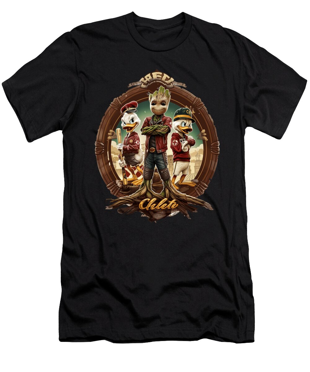 Groot Vs Chiefs Logo Unity Cecils Willis T-Shirt