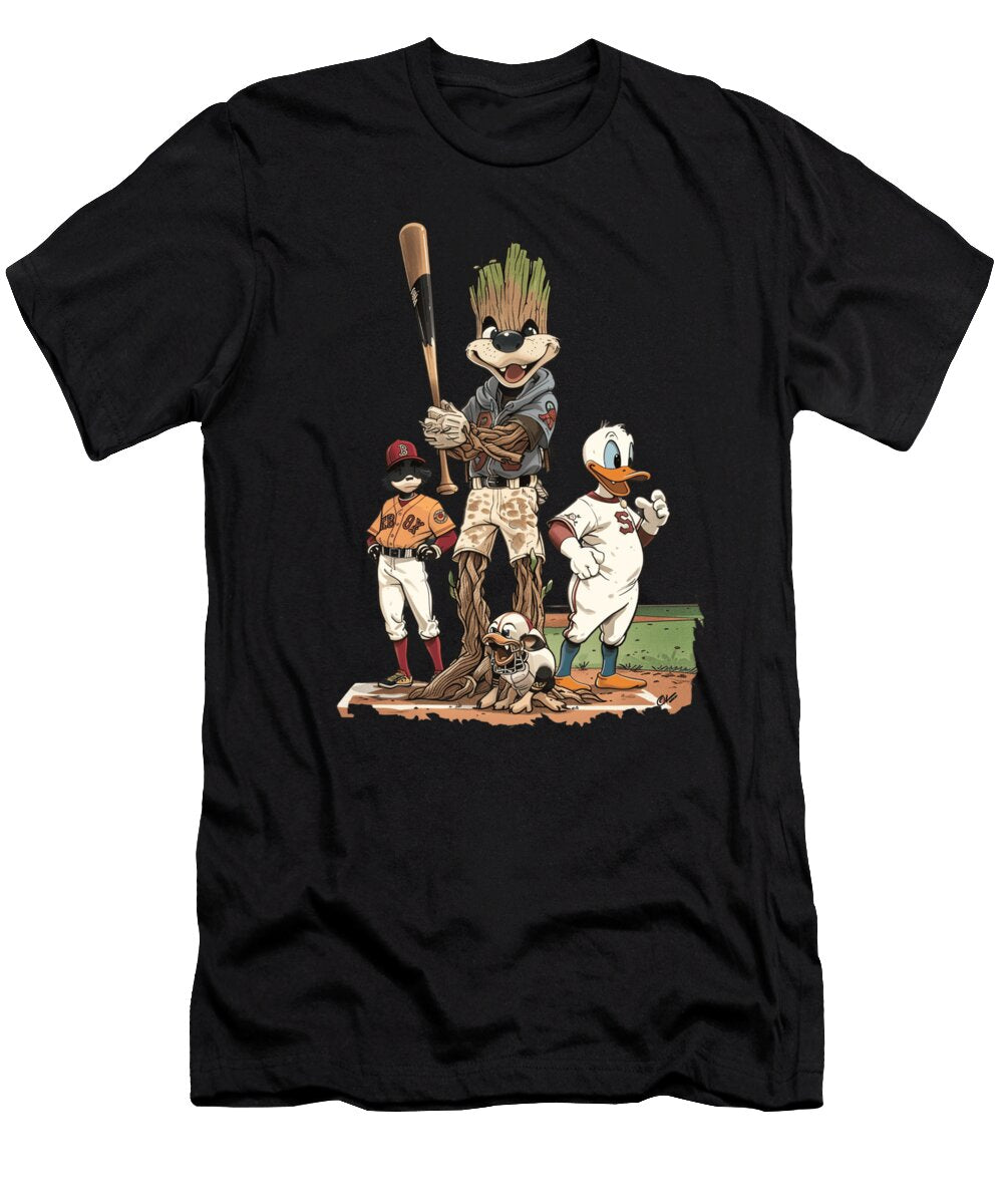 Groot Vs Chiefs Logo Vanishing Cecils Willis T-Shirt