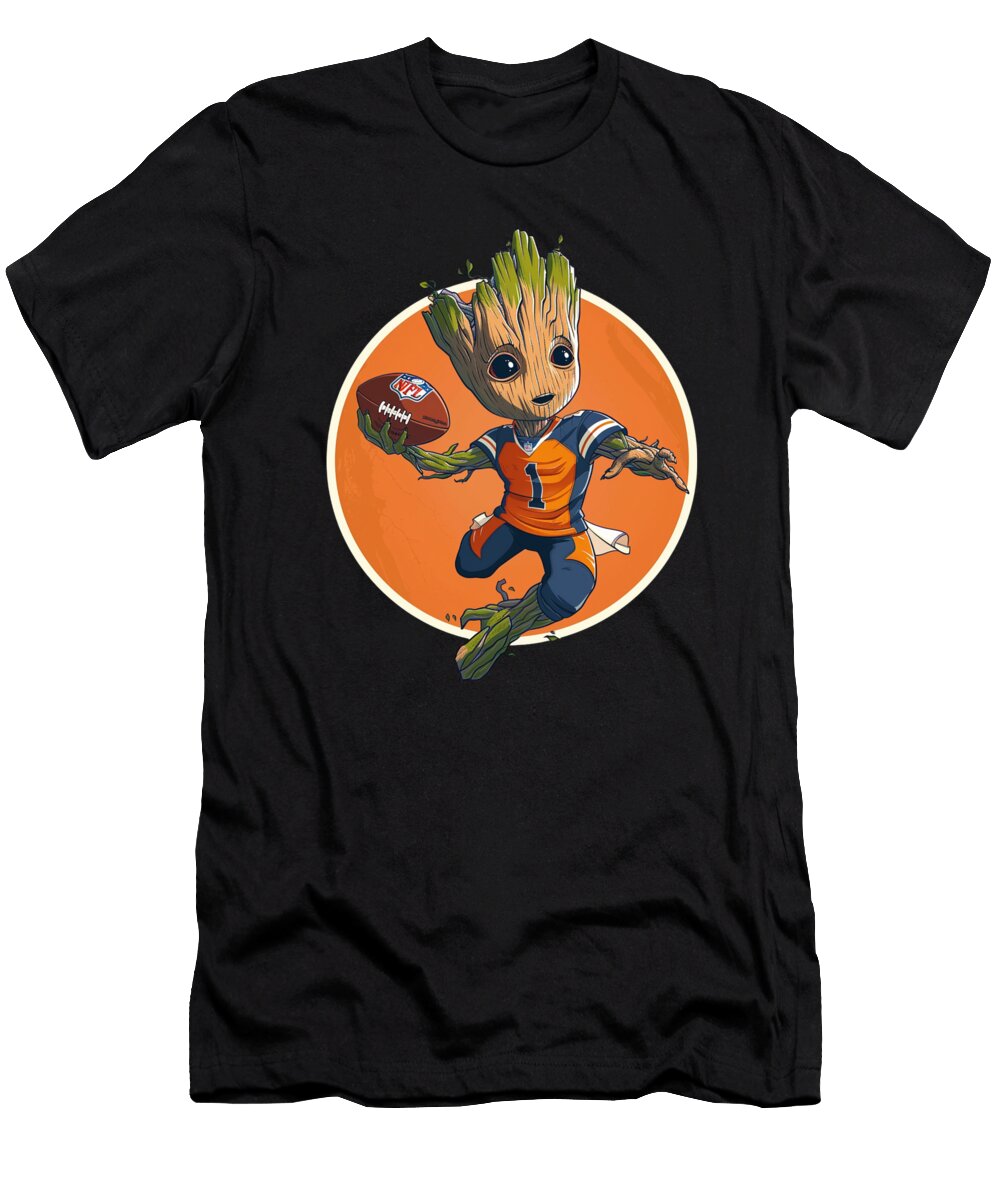 Groot Vs Chiefs Logo Warfare Cecils Willis T-Shirt