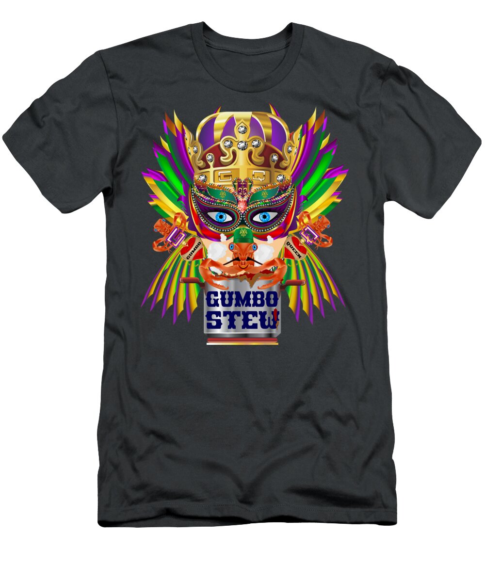 Gumbo Queen 2 All Products Bill Campitelle T-Shirt