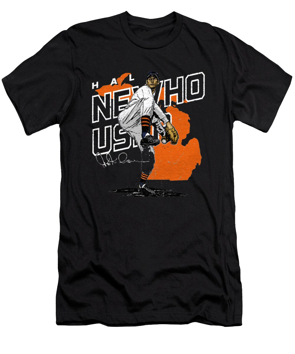 Hal Newhouser Player Map Kelvin Kent T-Shirt