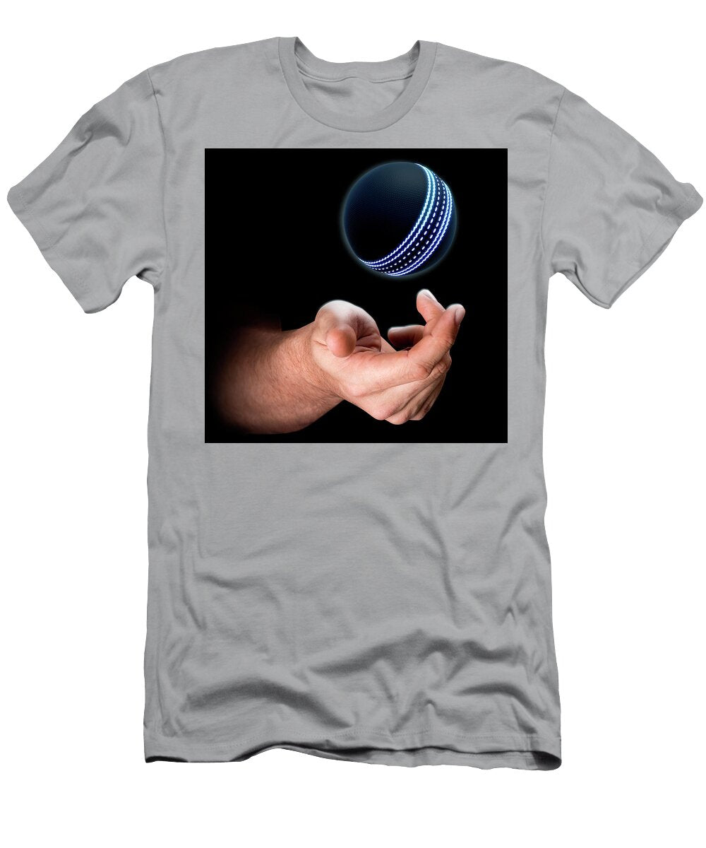Hand Tossing Cricket Ball Allan Swart T-Shirt
