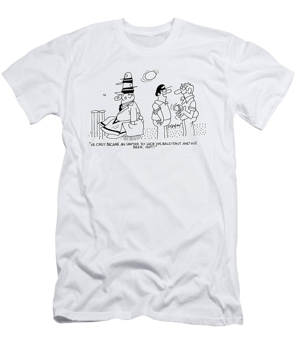 He Only Became an Umpire to Hide His Bald Spot and His Beer Dave Parker T-Shirt