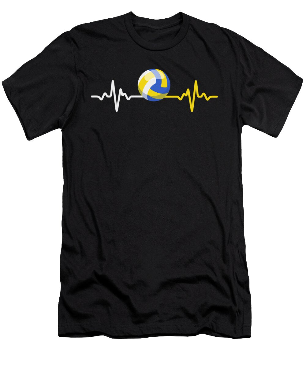Heartbeat Volleyball Steven Zimmer T-Shirt