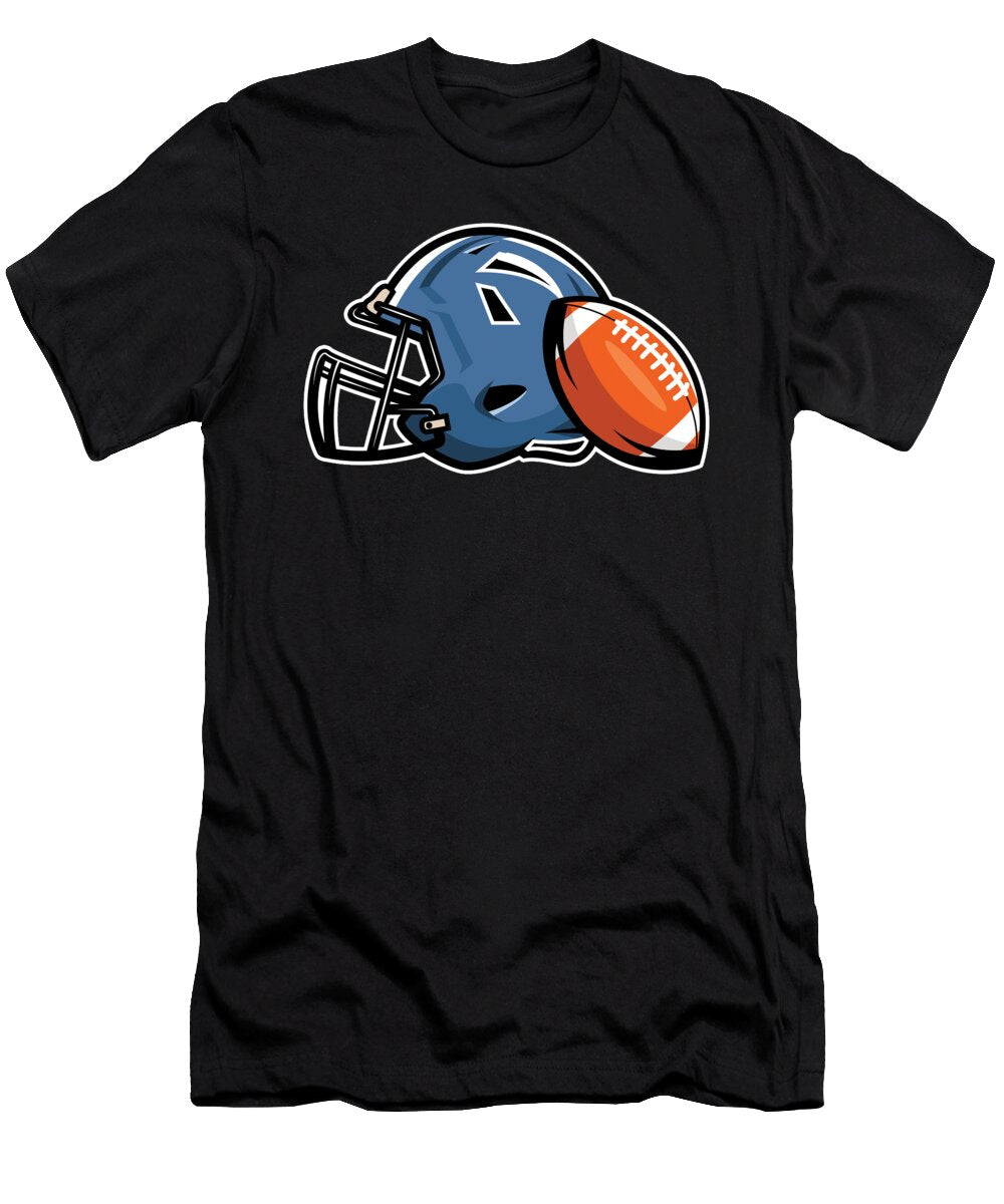 Helmet Rugby Player American Football Rugby Team Gift Thomas Larch T-Shirt