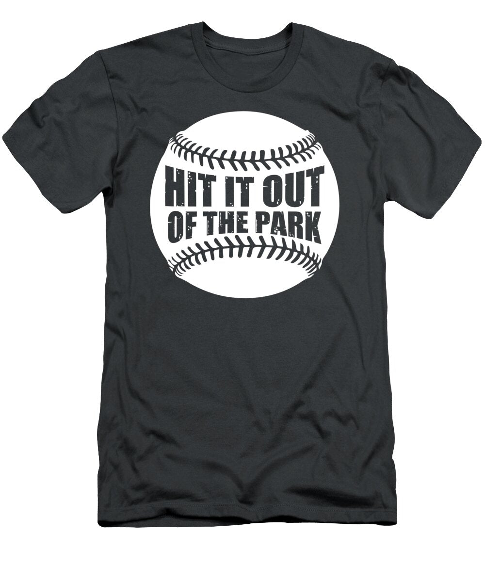 Hit It Out of the Park for Soft Ball Fans American Baseball Tom Schiesswald T-Shirt
