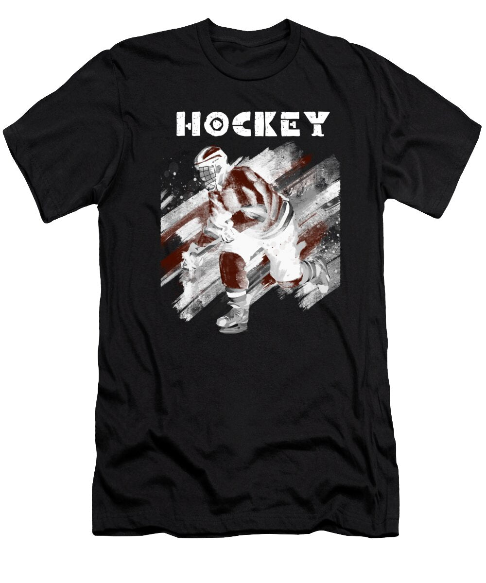 Hockey Art Lounge Design T-Shirt