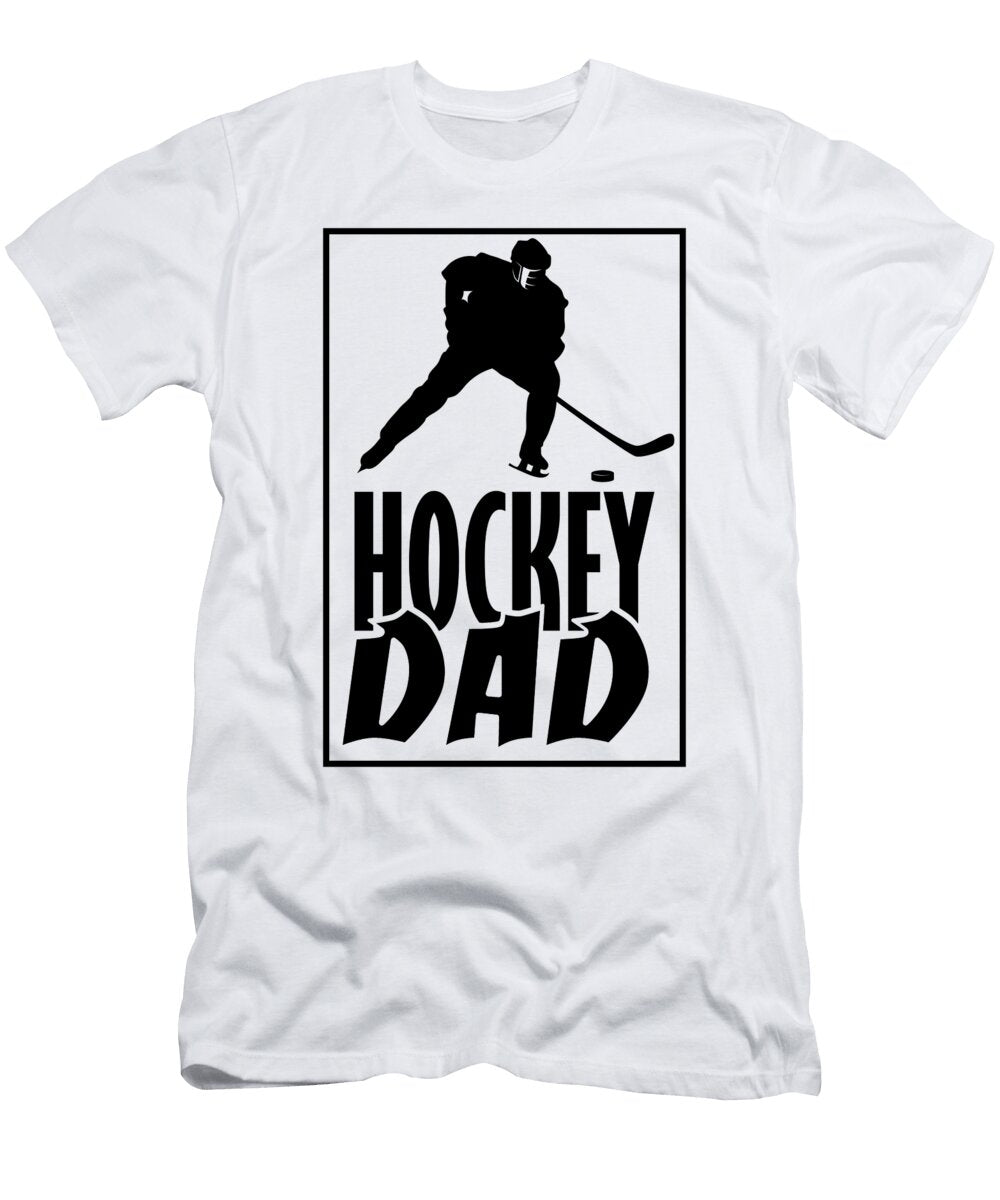 Hockey Dad Ice Hockey Father Eq Designs T-Shirt