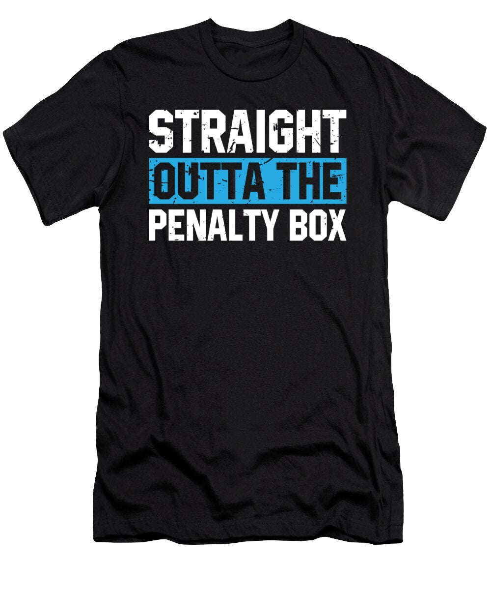Hockey Enforcer Straight Outta the Penalty Box Eq Designs T-Shirt