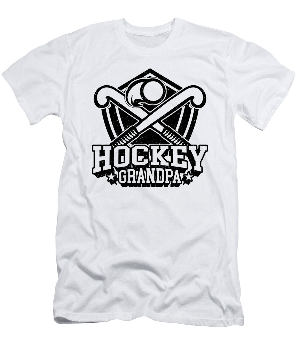 Hockey Grandpa Goalkeeper Floor Ball Hockey Player Tshirtconcepts Marvin Poppe T-Shirt