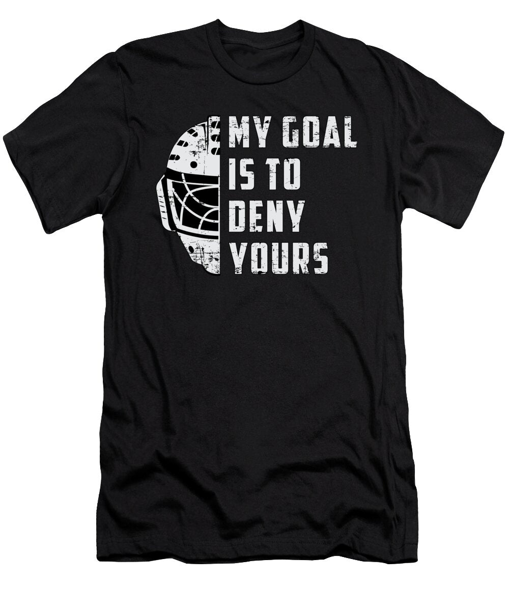 Hockey Ice Hockey Sports Stick Puck Team Gift Idea Tshirtconcepts Marvin Poppe T-Shirt