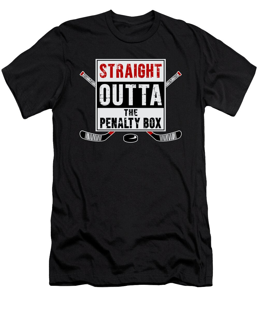 Hockey Ice Hockey Stick Puck Sports Team Gift Idea Tshirtconcepts Marvin Poppe T-Shirt