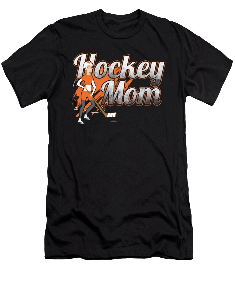 Hockey Mom Mother Sports Ice Hockey Player Gift Thomas Larch T-Shirt