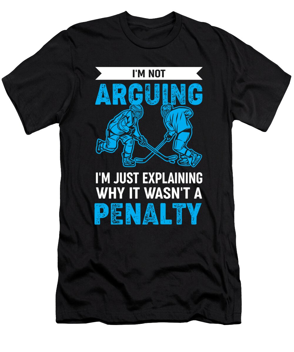 Hockey Player Gift for Ice Hockey Player Raphaelartdesign T-Shirt