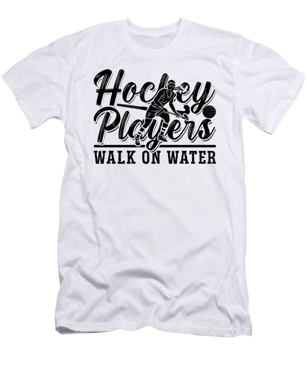 Hockey Players Walk on Foot Ball Hockey Player Tshirtconcepts Marvin Poppe T-Shirt