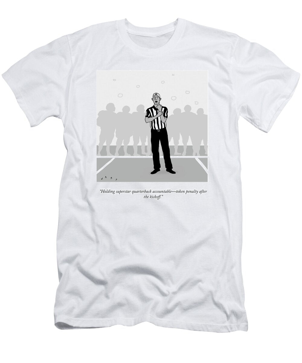 Holding Superstar Quarterback Accountable Kim Warp T-Shirt