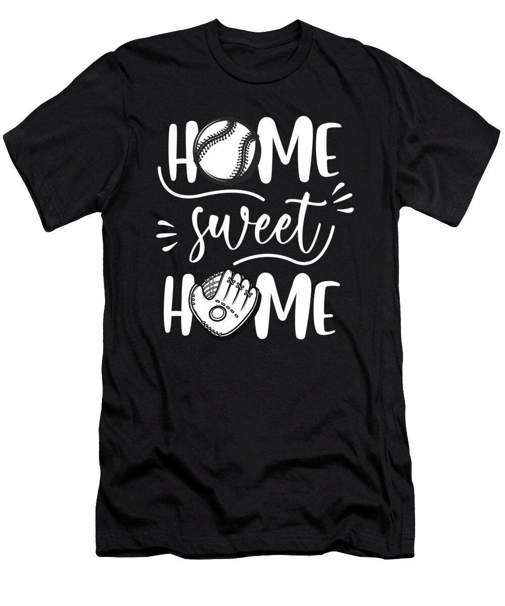 Home Sweet Home Softball Baseball Catcher Gift Thomas Larch T-Shirt